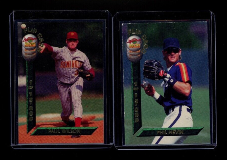 1994 Signature Rookies Baseball Flip Card, Phil Levin / Paul Wilson, GB1