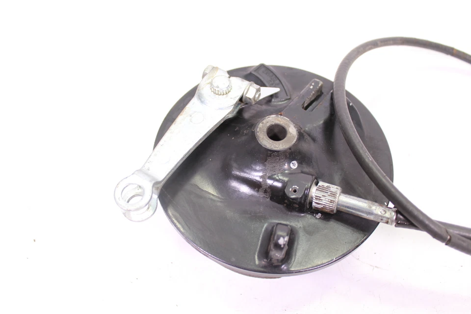 1995 KAWASAKI KE100 FRONT BRAKE PLATE WITH SHOES - Image 2 of 4