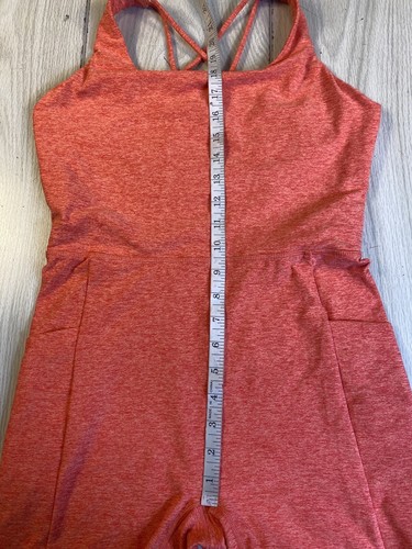 CALIA Women's Lustralux 5” Scoop Neck Bodysuit Aquatic Coral Heather M NWT - Picture 8 of 13