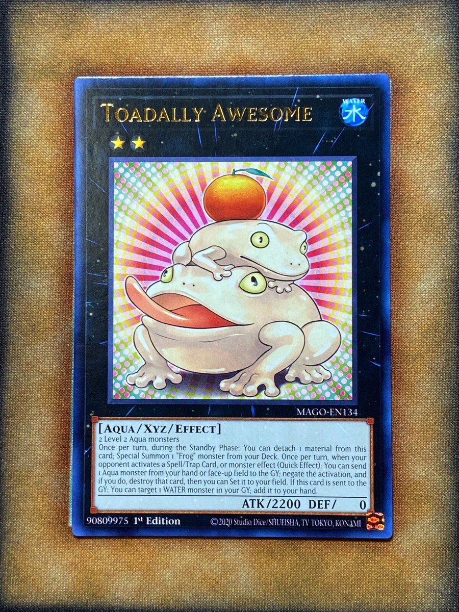 Yugioh Toadally Awesome MAGO-EN134 Rare 1st Ed NM