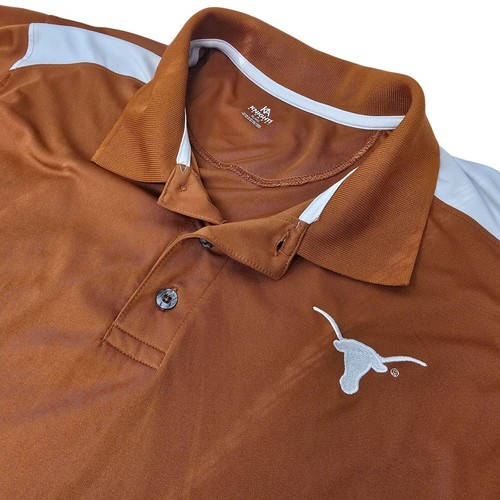 Knights Apparel Texas Longhorn Golf Polo Shirt XL Men's Short Sleeve