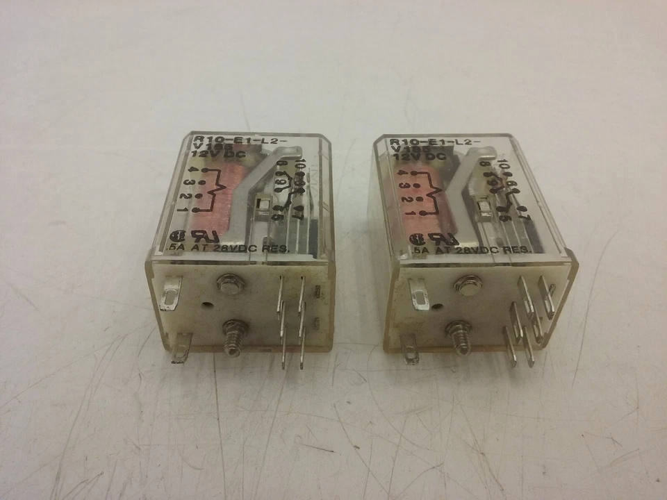 AMF POTTER & BRUMFIELD R10-E1-L2-V185 RELAY 12VDC DPDT (LOT OF 2) NNB - Image 2 of 4