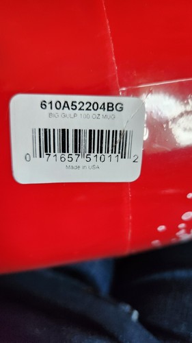 Big Gulp Rot 7/11 Thermo 100 Unzen Reisebecher NEU VERSIEGELT Hergestellt in den USA - Bild 2 von 5