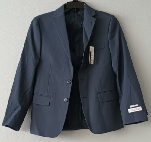 Collection By Michael Strahan Blue Grayish Blue Boys Suit Blazer Jacket - Picture 2 of 23