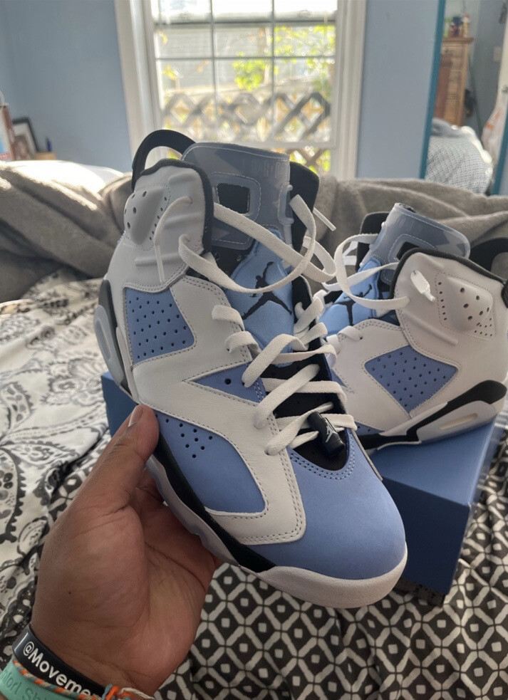 Size 12 - Jordan 6 UNC University Blue | eBay