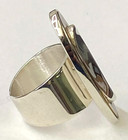 HSN Jay King Sterling Silver Tiger Eye Gemstone Oval Ring Size 6 — photo 3