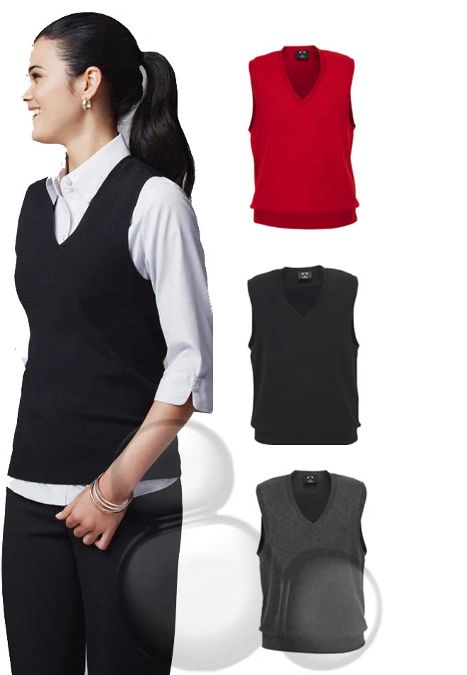 Womens knitted work vest shop
