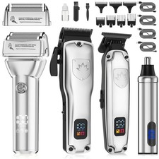 Dumite Hair Clippers for Men,4 in 1 Professional Hair Clippers T-Blade Trimme...