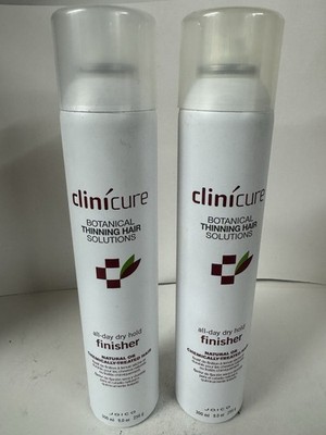 2 X Joico Clinicure Botanical Thinning Hair Solutions Dry Hold Finisher Hair 9oz
