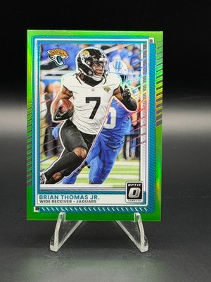 2025 Panini Donruss Optic BRIAN THOMAS JR #4 Neon Green Prizm /199 Jags
