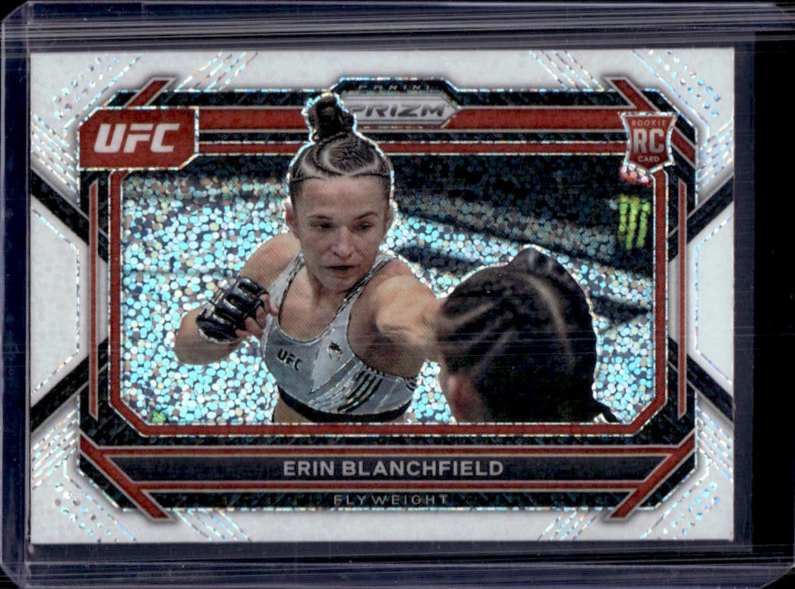 2023 Prizm UFC Erin Blanchfield RC White Sparkle SSP #12