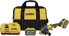 DEWALT DCG418X2 FLEXVOLT 60V Angle Grinder 4-1/2"-6" Kit Brake Brushless