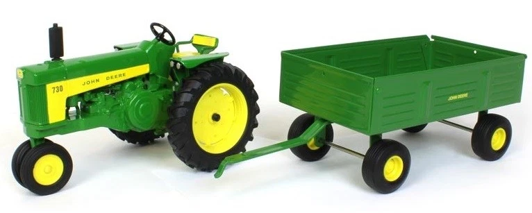 ERTL, JOHN DEERE 730 raccolto a file con rimorchio per chiatta, 1/16,  ERT45686 - Immagine 2 di 4