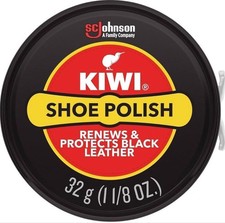 Kiwi Shoe Polish, Black, 32g