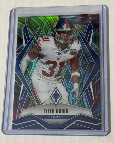 2025 Panini Phoenix Tyler Nubin Color burst Tie-Dye Prizm SSP # 1/4 Giants /4
