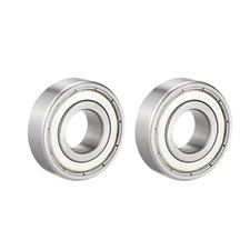 2 x Deep Groove Ball Bearing 6203Z Single Shield 17mm x 40mm x 12mm Chrome Steel