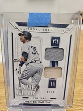 2019 Panini National Treasures - Game Gear Material Duals Edwin Encarnacion...