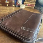 FILOFAX-HOLBORN ZIP A4 SIZE FOLIO/CASE- BROWN SOFT BUFFALO LEATHER
