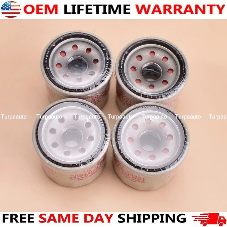 Genuine OEM 4 Pack 15208-65F00 15208-65F0A Engine Oil Filter for Nissan Infiniti - Image 3 of 4