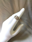 Vintage 18K White Gold Ornate Size 7 Ring Missing Stones 3.1 Grams — photo 7