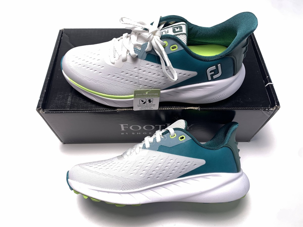 FootJoy FJ Flex XP Golf Shoes White Teal Women's SZ 7 (95423) | eBay