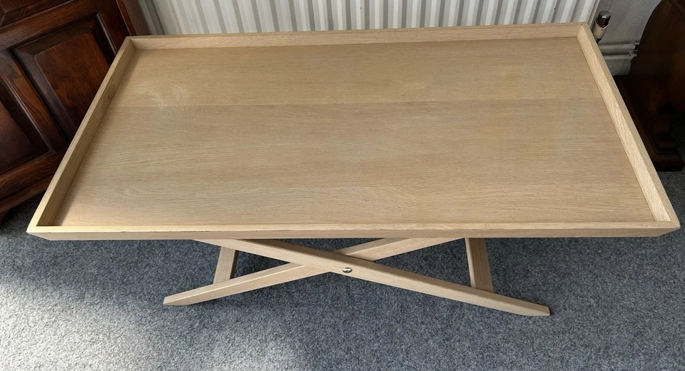 Contemporary Coffee Table Rectangular Cross Leg Free Postage - Image 2 of 4