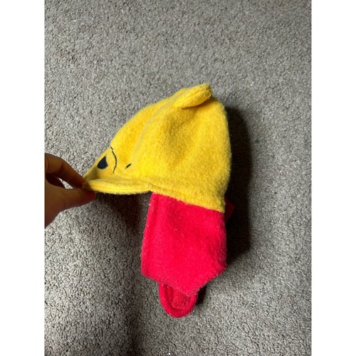 Disney Vintage Winnie the Pooh Embroidered Toddler Fleece Winter Hat Ear Flap - Picture 3 of 6