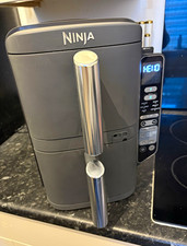 Ninja Double Stack Pro SL300UK Dual Drawer Air Fryer 2470W Digital Grey/Black