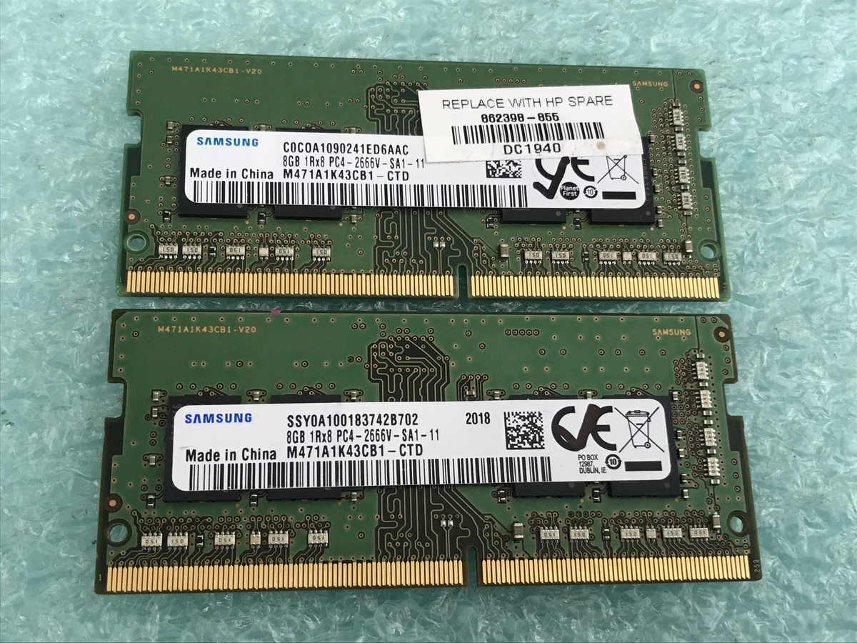 Samsung DDR4 SDRAM 8 GB Total Capacity Memory (RAM) for sale | eBay