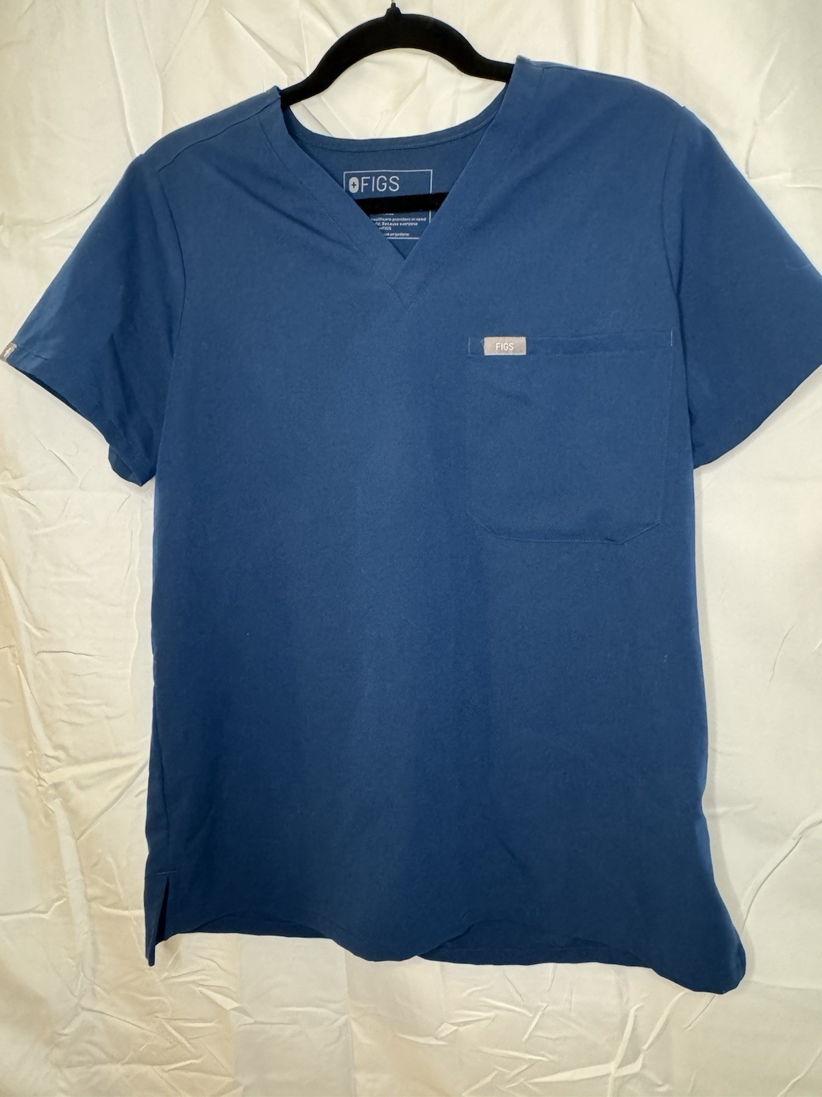 FIGS Technical Collection Blue Solid Medical Scru… - image 2
