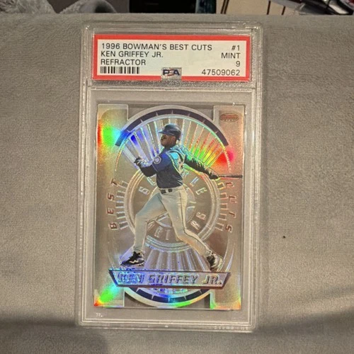 1996 Bowman's Best Cuts Ken Griffey Jr. #1 Refractor PSA 9