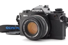 OLYMPUS OM-4 SLR Film Camera OM G.ZUIKO 50mm f/1.8 From Japan [Near MINT++++]