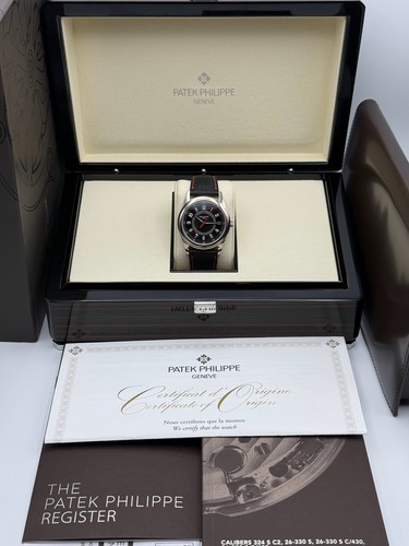 Patek Philippe Calatrava Automatik - 18Kt Gold - 6007G-010 - Fullset - Neu - Afbeelding 2 van 9