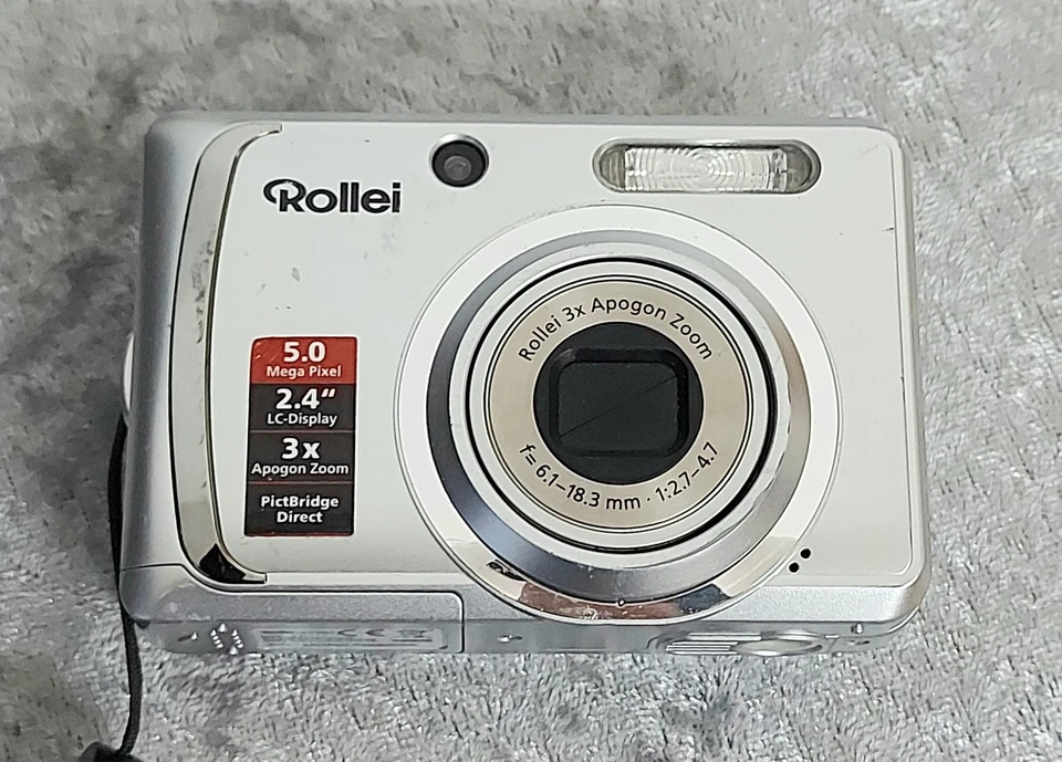 Rollei Digitalkamera RCP-5324 silber 5 Megapixel 