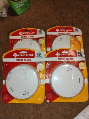 4 First Alert 1039871 Alarm Smoke - White 8 Dollars Each