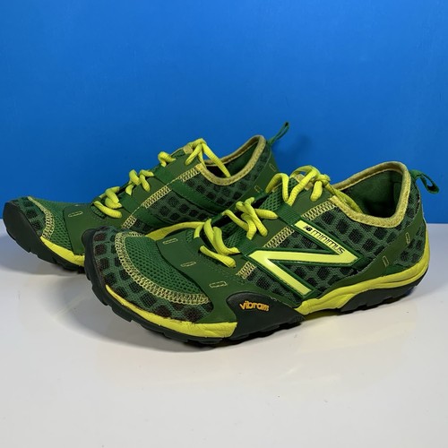 New Balance Minimus Women’s shoes 8 US WT10YG Green And Yellow Vibram Sole EUC