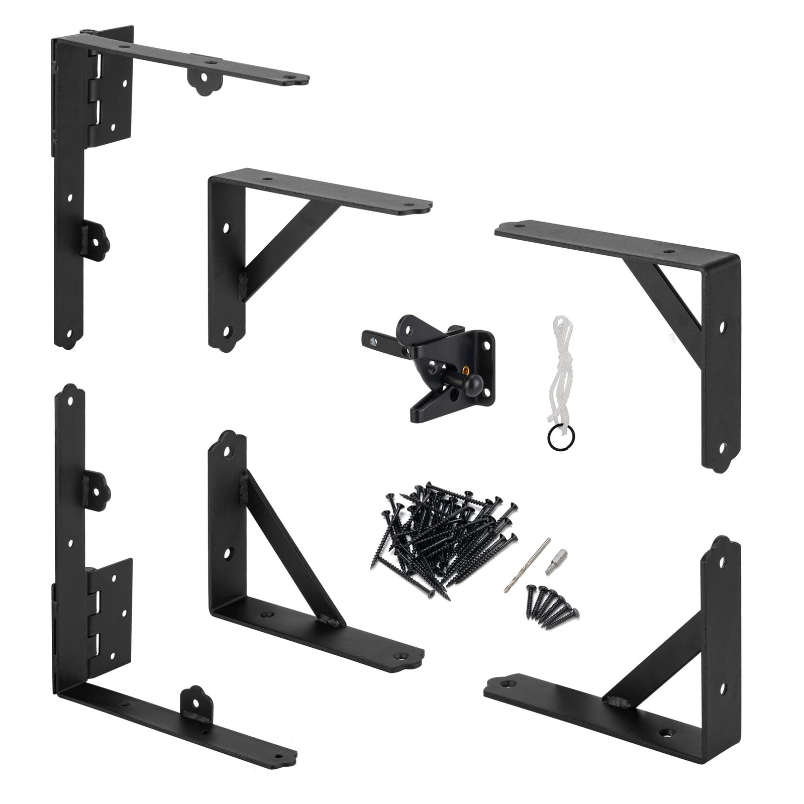 Anti Sag Gate Frame Kit Gate Corner Brace Bracket Heavy Duty Adjustable Gate