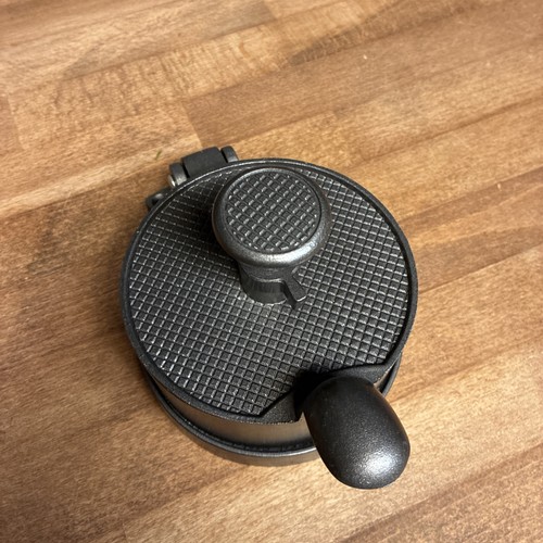 Prensa de hamburguesas individual de aluminio fundido de alta resistencia para hacer hamburguesas prensado - Imagen 2 de 12