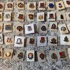 WWII & Post US Army Infantry Field Artillery Engineer Medical DUI Crest Pin Lot — photo 10