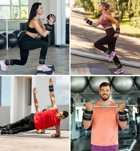 Comfortable Neoprene Ankle Weights, Ideal for Running, Walking & Gym Fitness - Bild 7 von 8