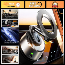 360  Adjustable Magnetic Phone Holder for Car - Universal Suction Mount for iPho