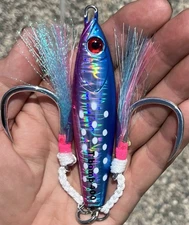 New Tungsten  Bomb  400g  Tiny  4”  Solid  Heavy Lowest Profile Bluefin Tuna Jig