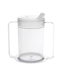 12oz Adult Sip Cup, Spill Proof For Elderly Care, Clear
