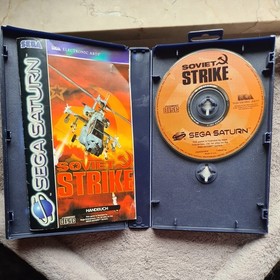 Sega Saturn: Soviet Strike  OVP mit Anleitung