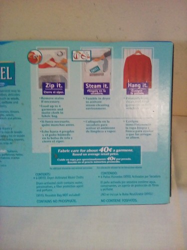 6 DRYEL Dryer Activated Refill Cloths Clean Breeze Original Dry Clean at Home Bx - Picture 6 of 6