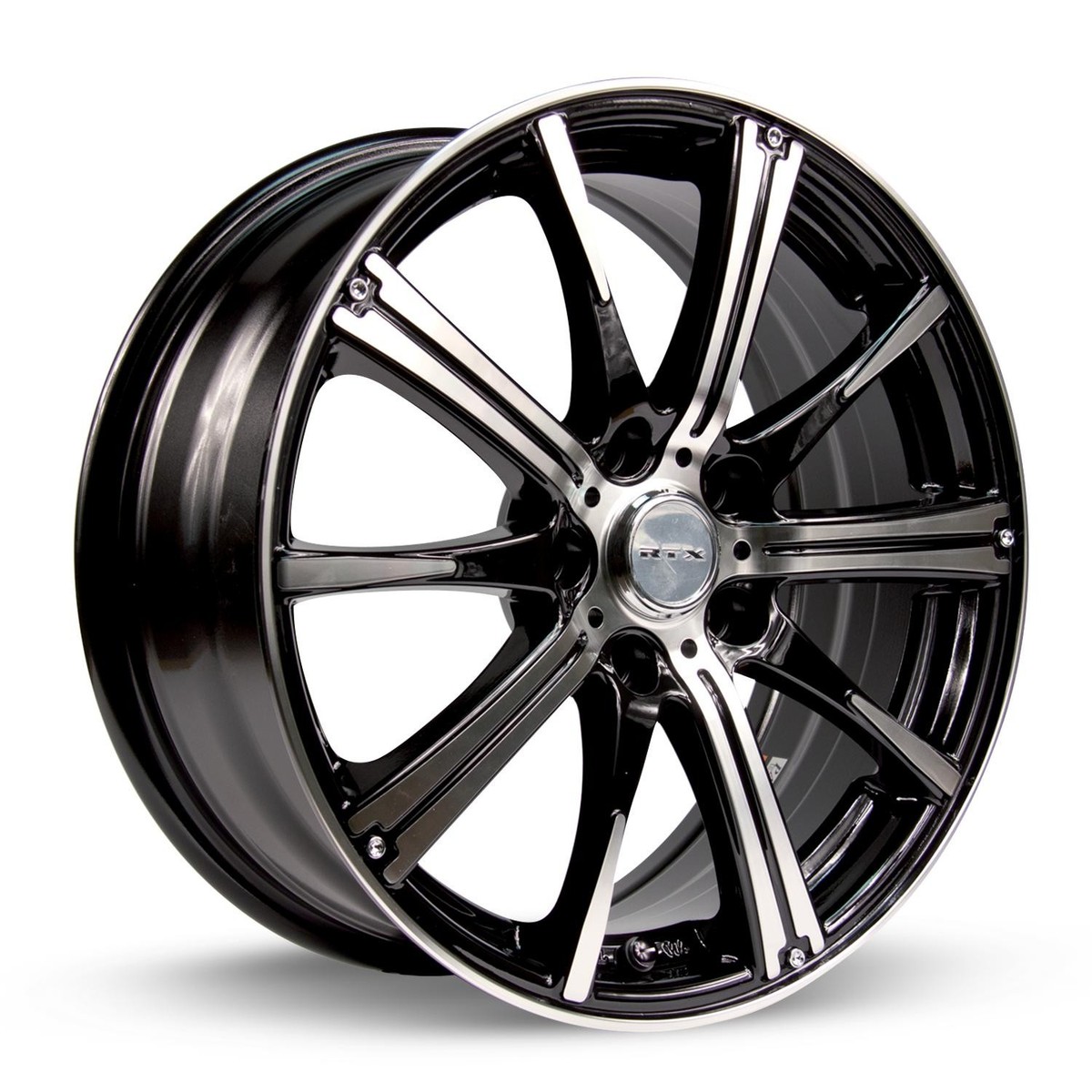 ㌃ 14 Inch Black Alloy Wheel Rim for Mitsubishi Mirage, RTX