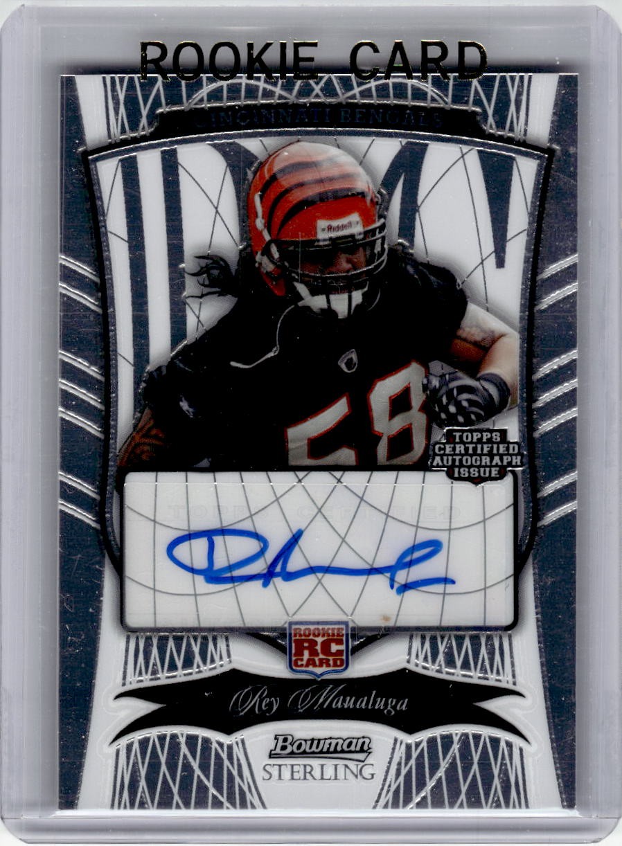 Rey Maualuga Bowman Sterling #109 Base