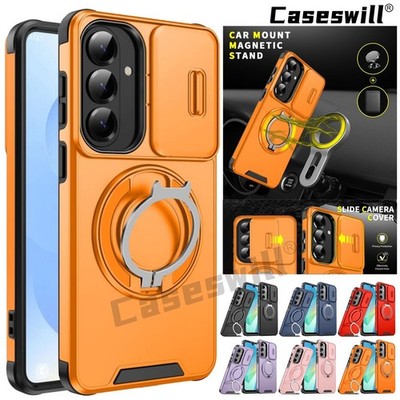 For Samsung Galaxy A17 A27 A37 A57 A16 A56 A15 Shockproof Ring Stand Case Cover