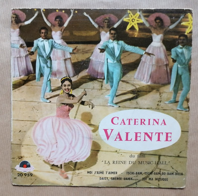 CATERINA VALENTE: Ich liebe dich 7'' EP aus dem Film LA REINE DU MUSIC-HALL 1959