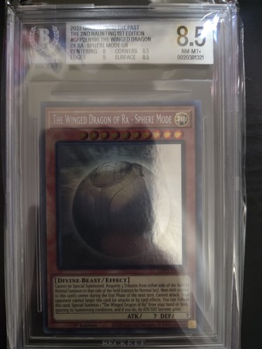 The Winged Dragon of Ra - Sphere Mode (Ghost Rare) GFP2-EN180 BGS 8.5